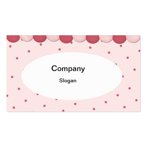 Kids Party Business Card (back side)