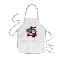 Kids Patriotic Moose T Shirts and Gifts Aprons