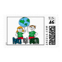 Kids Peace on Earth Stamps stamp