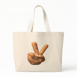 Kids Peace Sign Tote Bag