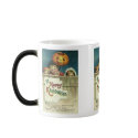 Kids Peeking Over A Fence VIntage Halloween Mug by vintagehalloween Kids Peeking Over A Fence VIntage Halloween Mug