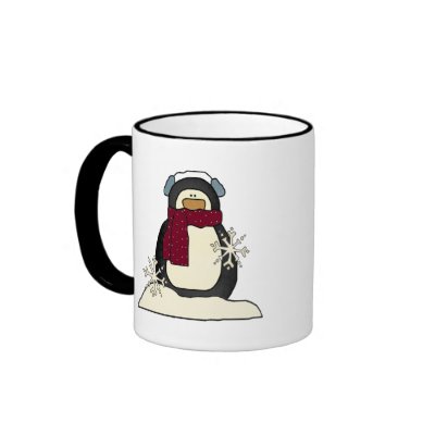 Kids Penguin T Shirts and Gifts Coffee Mugs by kids_tshirts