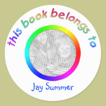 Kid's Photo Book Plate stickers