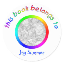 Kid's Photo Book Plate stickers