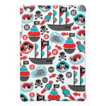 Kids pirate ship parrot and skull art ipad mini cases