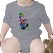 KIDS PLACE - CHIDLREN'S FASHION - FUNNY CLOWN ROMPERS