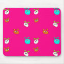 Kid's Placemat Mousepad Pink Bugs