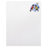 Kids playing basketball custom letterhead