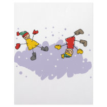 Kids Playing In The Snow letterhead