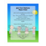 Kids Playing Outdoors on a Sunny Day Full Color Flyer