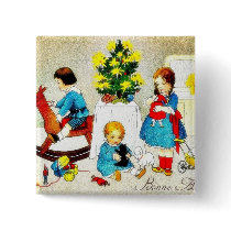 Kids playing with toys and christmas tree buttons by RememberChristmas Kids playing with toys and christmas tree buttons