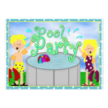 Kids Pool Party Invitation