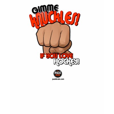 Kids - PuckBrain "Gimme Knuckles" T-shirt by cucu72