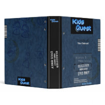 Kids Quest Dossier, with editable title 3 Ring Binder