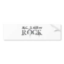 Kids Rock bumper stickers by busybrain Kids Rock bumper stickers