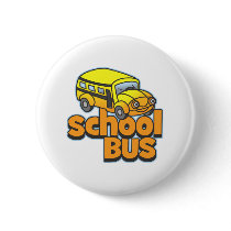Kids School Bus buttons by teachertees Kids School Bus buttons