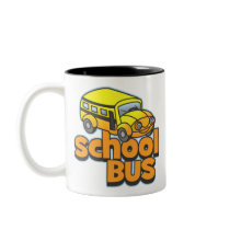 Kids School Bus mugs