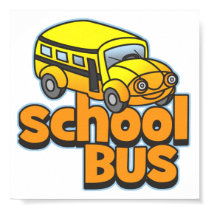 Kids School Bus posters by teachertees Kids School Bus posters