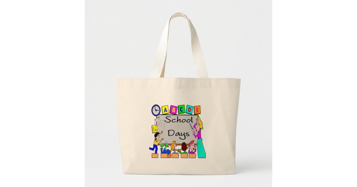 Kids School Tote Bag Zazzle