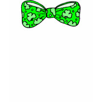 Kids Shamrock Bow Tie T-Shirt by orglioness Kids Shamrock Bow Tie T-Shirt