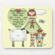 Kids Sheep T Shirts and Gifts Mouse Pads
