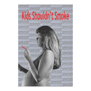 Kids Shouldn't Smoke print