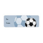 Kids Soccer Gift Tag Labels labels