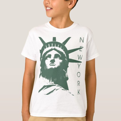 Kid's Statue of Liberty Tshirt New York Tshirt Zazzle