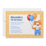 Kids Teddy Bear Birthday Invitation