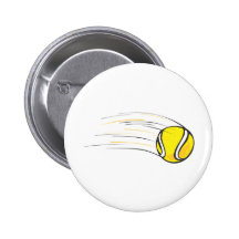 Kids Tennis Shirts - Flying Tennis Ball Kids Shirt Buttons