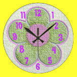 Kids Textured Flower Wall Clock wall clocks