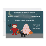 Kids Trick or Treating Halloween Party invitations