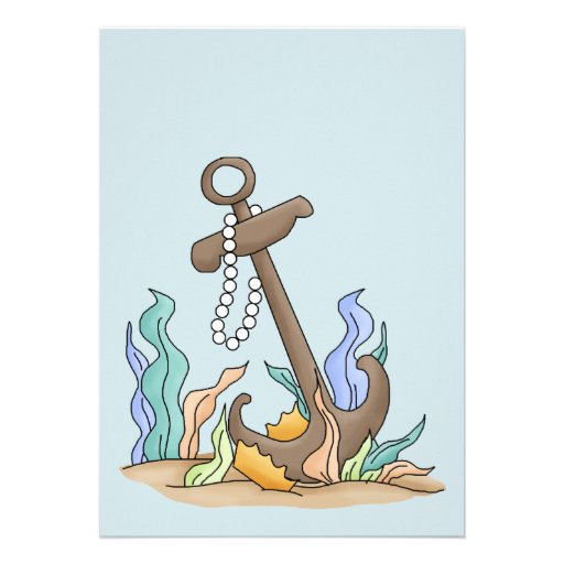 Kid's Underwater Theme Birthday Party Invitation