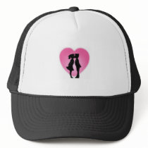 Kids Valentines Day Kiss hats