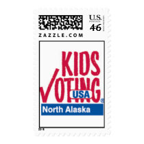 Kids Voting North Alaska Postage Stamps