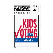 Kids Voting North Alaska Postage Stamps