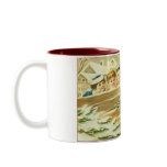Kids Watching Santa Mug