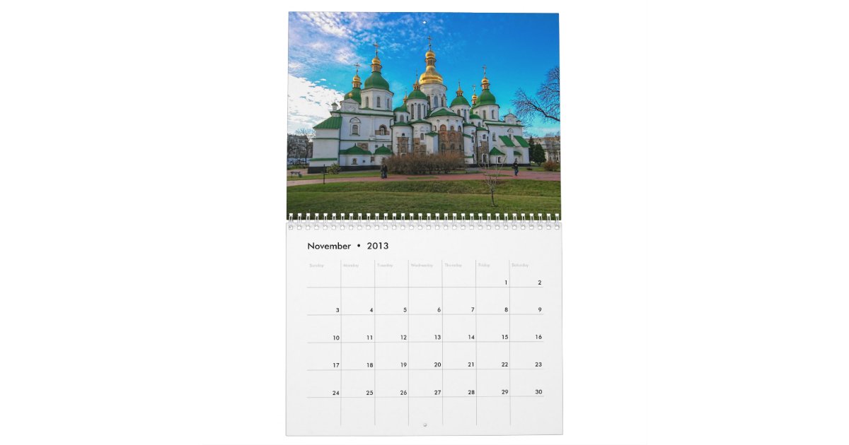 Kiev Ukraine Calendar 2013 Zazzle