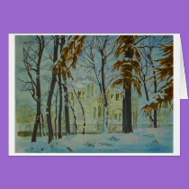 KIEV WINTER Greeting cards