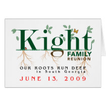 Kight Family Reunion 2009 cards