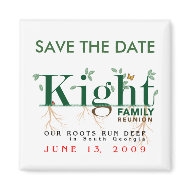 Kight Reunion 2009 SAVE THE DATE magnet