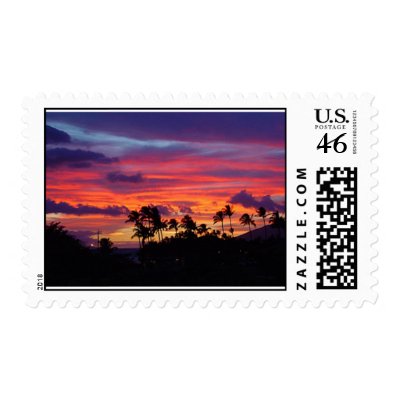 Kihei Sunset 2 Postage