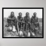 Kikayu Tribe Members in British East Africa 1901 posters