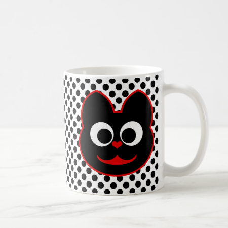 KiKi Kat Red Coffee Mug