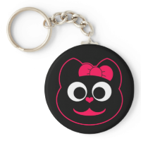 KiKi Kitty Pink Key Chain