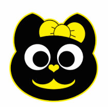 KiKi Kitty Yellow photo sculptures by KiKiKitty KiKi Kitty Yellow photo sculptures