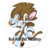 kikithemonkey 2, Kai Kai the Monkey stickers