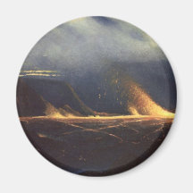 "Kilauea", aceite en la pintura de la lona Imán De Nevera