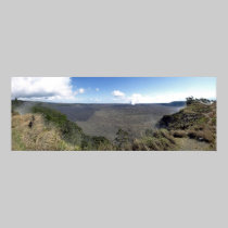 Kilauea Caldera Panorama 1 posters