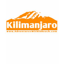 Kilimajaro orange t-shirts by Adventures Kilimajaro orange t-shirts